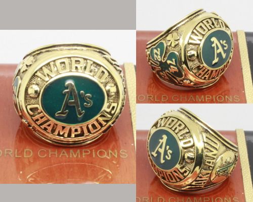 1974 MLB Championship Rings Oakland Athletics World Series Ring